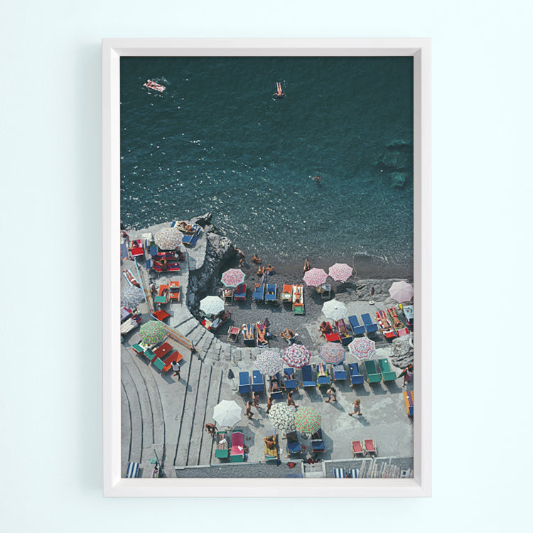 Positano Beach Art Print