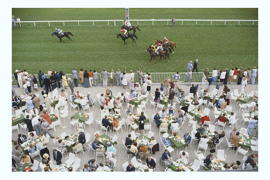 Racing At Baden Baden Art Print