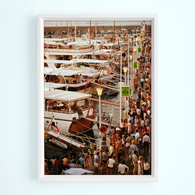 Saint Tropez Seafront Art Print