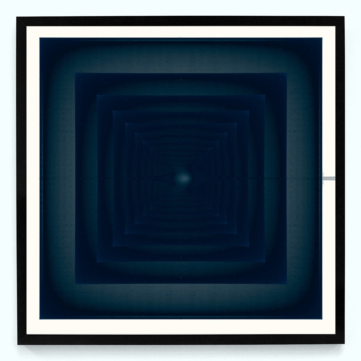 Blue Square 6518 Art Print
