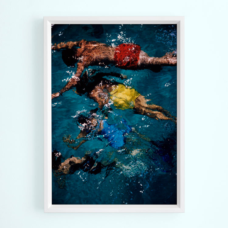 Swimming In The Bahamas Art Print