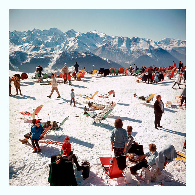 Verbier Vacation Art Print