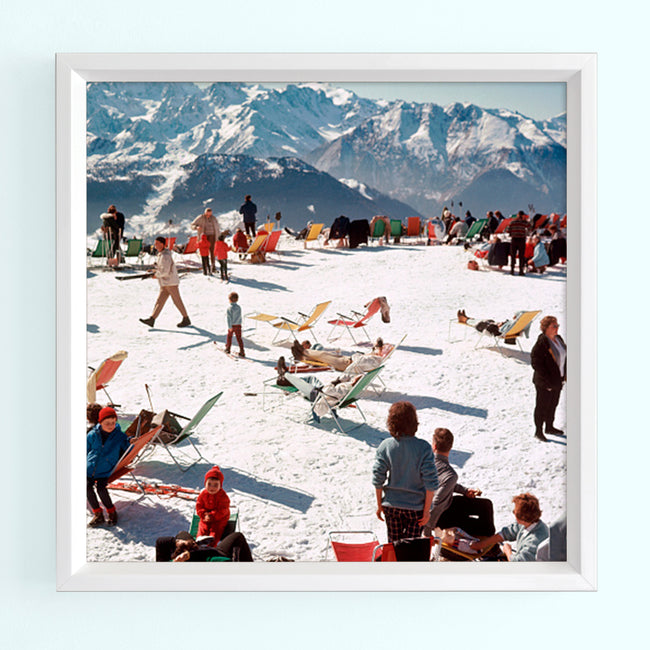 Verbier Vacation Art Print